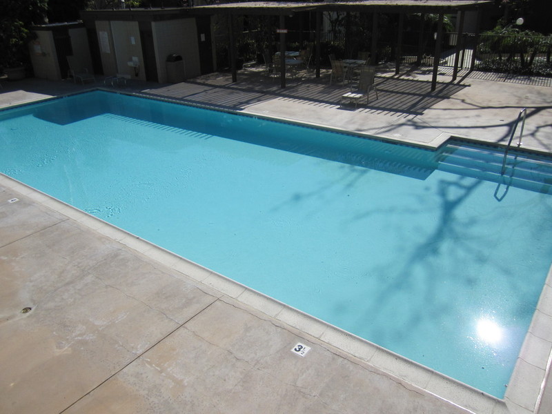 grey pool plaster repair